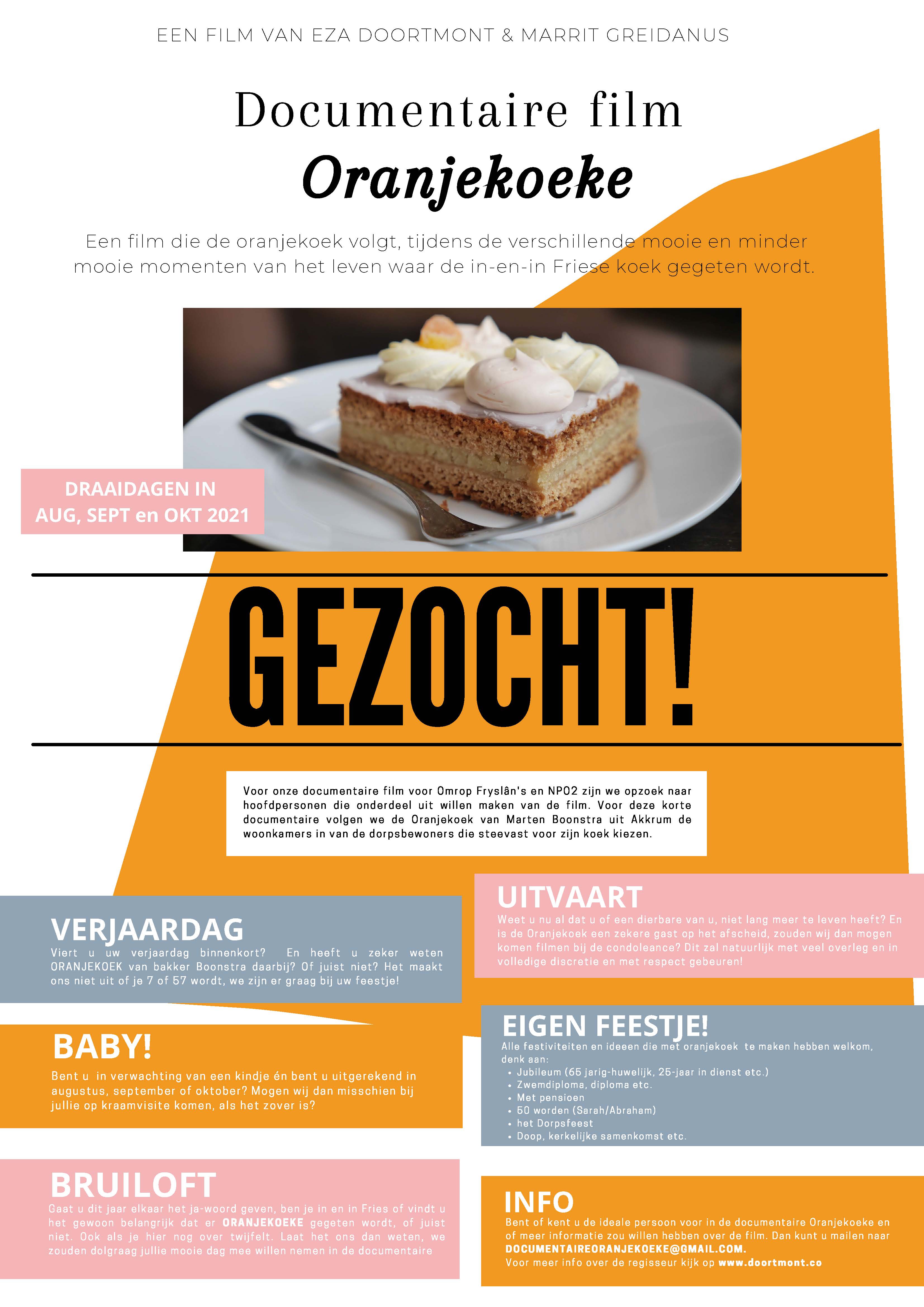 Oranjekoeke gezocht!