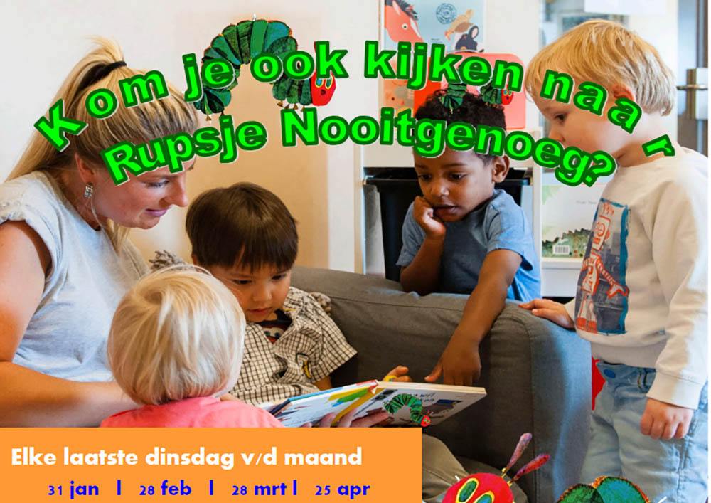 Poster Rupsjenooitgenoeg liggend