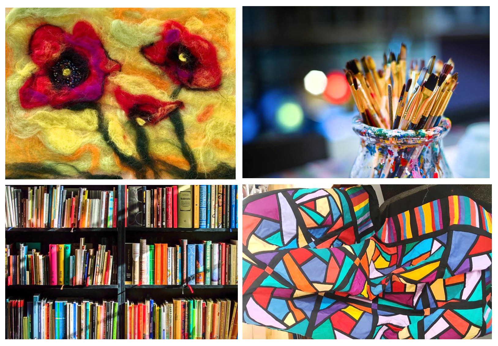 Vilten schilderen boeken moaziek